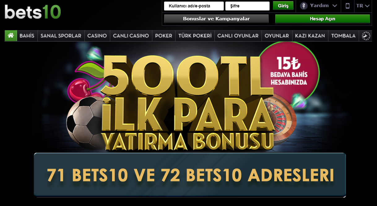 71 Bets10 ve 72 Bets10